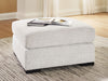 Misty-Lakes - Oversized Accent Ottoman - Chalk - Stylish Home Furniture