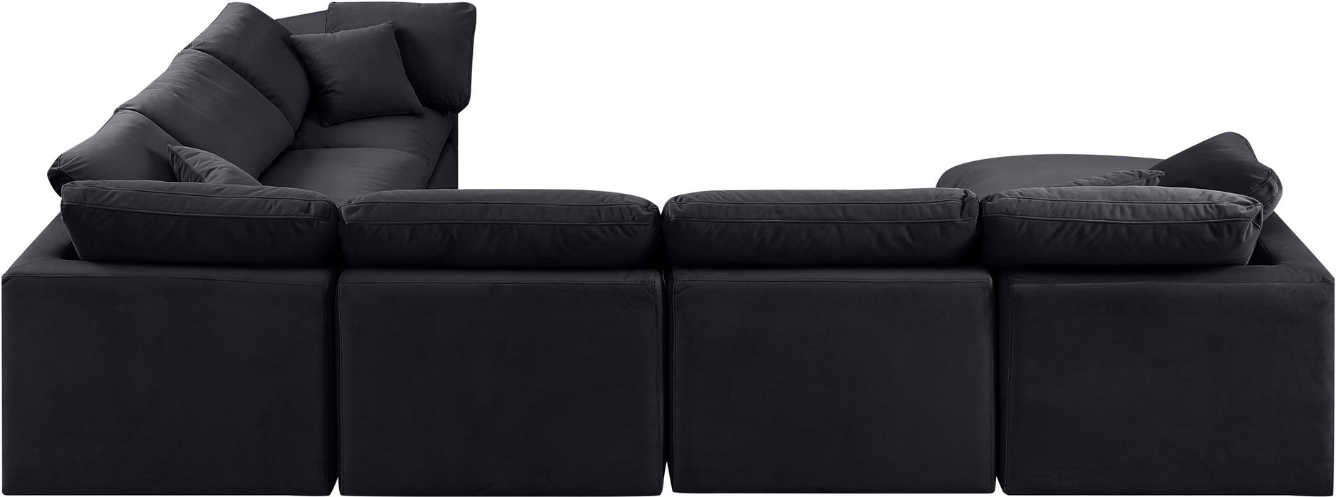 Indulge - Velvet 7 Piece Modular Sectional