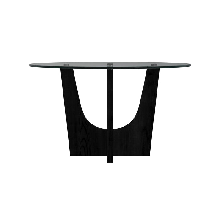 Oregon - Round Table With Glass Top - Stylish Home Furniture