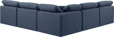 Indulge - Linen 5 Piece Modular Corner Armless Sectional - Stylish Home Furniture