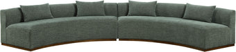Avanti - 182.5" Chenille Fabric Upholstered 2 Piece Modular Sectional - Stylish Home Furniture