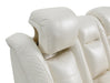 U94 - LED Power Reclining With Power Headrest, And Drop Down Table Sofa - White - Stylish Home Furniture