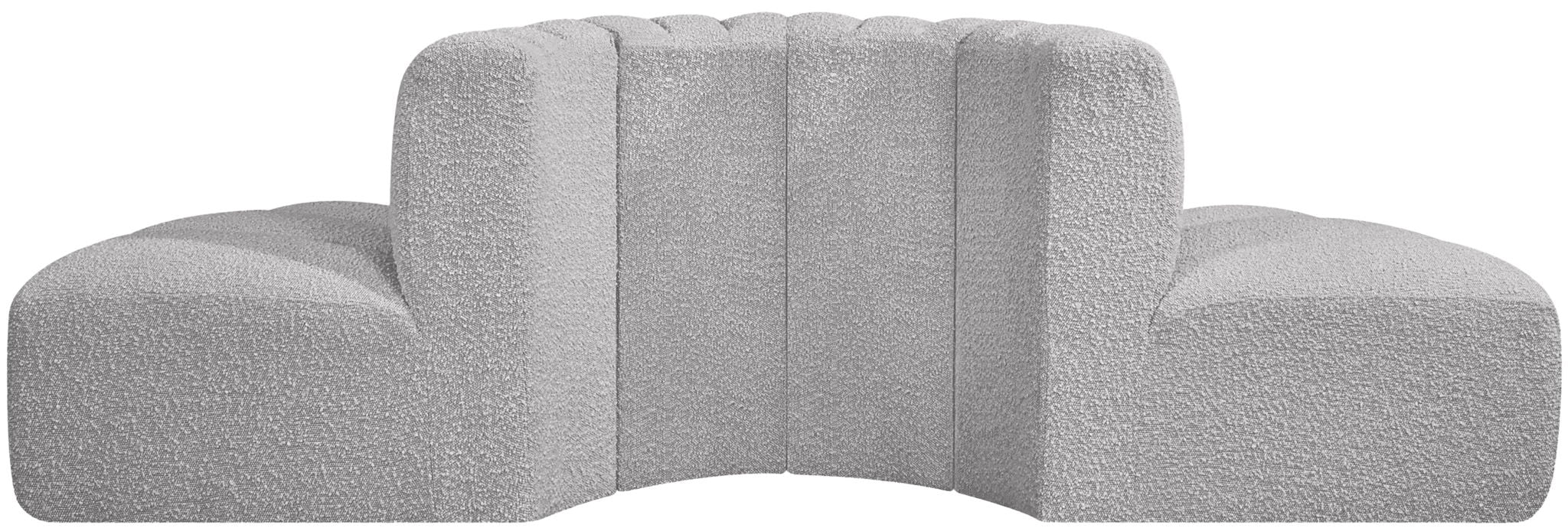 Arc - Boucle Fabric 4 Piece Modular Sofa