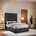 Adam - Boucle Fabric Bed With 70.5" Headboard - Stylish Home Furniture