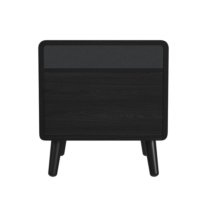 Halo - Square Smart End Table - Black - Stylish Home Furniture