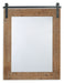 Lanie - Accent Mirror - Antique Brown - Stylish Home Furniture