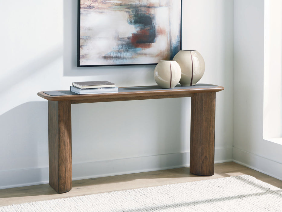 Dontayne - Sofa Table - Warm Brown - Stylish Home Furniture