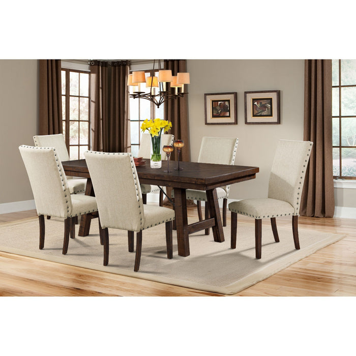 Jax - Upholstered Side Chair (Set of 2) - Cream - Stylish Home Furniture
