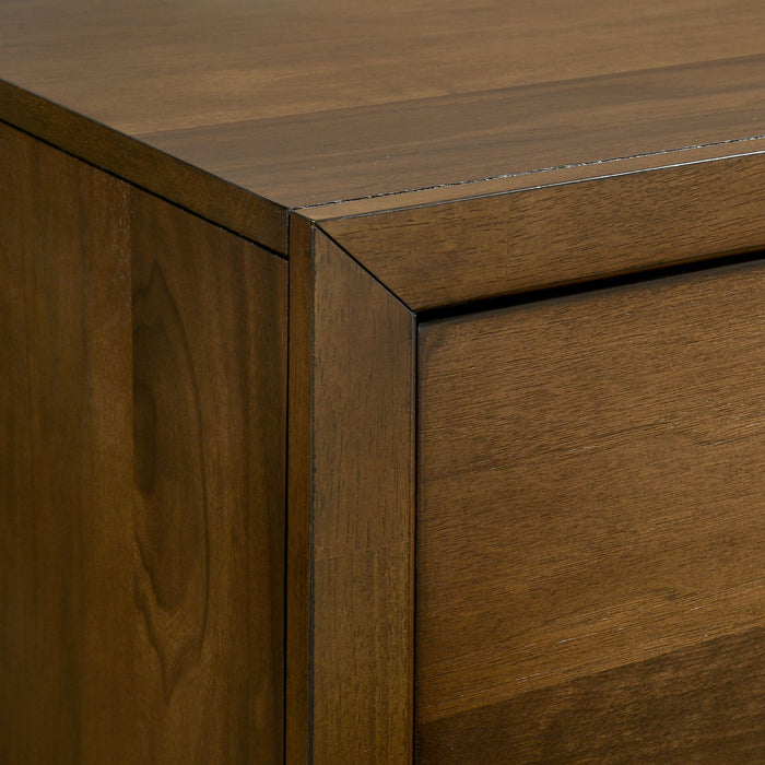 Malibu - 5-Drawer Chest - Walnut - Stylish Home Furniture