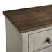 Farmington - 2 Drawer Nightstand With USB - Medium Brown / Washed Stone - Stylish Home Furniture