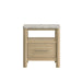 Jonas - Nightstand With USB - Natural - Stylish Home Furniture