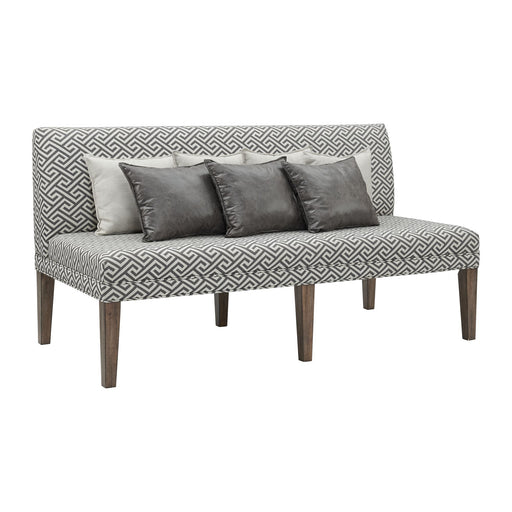 Gramercy - Upholstered Dining Settee - Dark Brown - Stylish Home Furniture