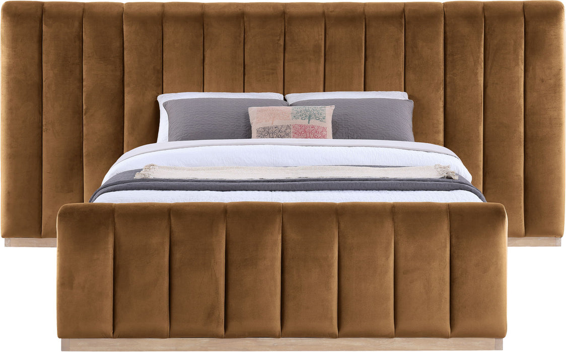 Amara - Velvet Upholstered Bed