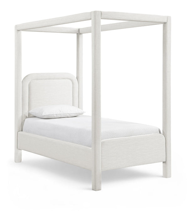 Salina - Linen Textured Fabric Upholstered Bed