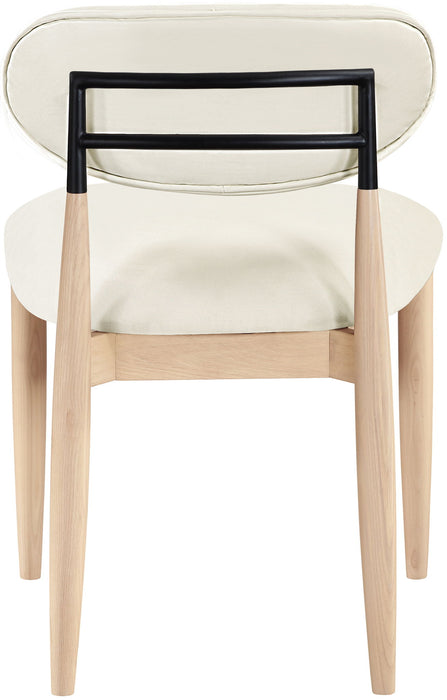Riccio - Side Chair (Set of 2) - Natural Frame