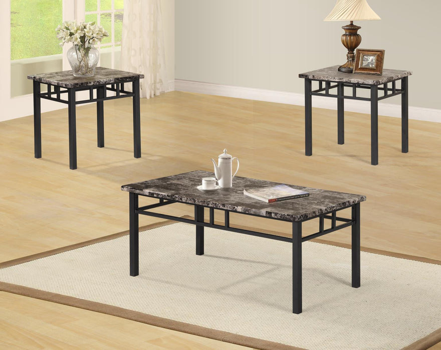 T759 - 3 Piece Table Set - Brown