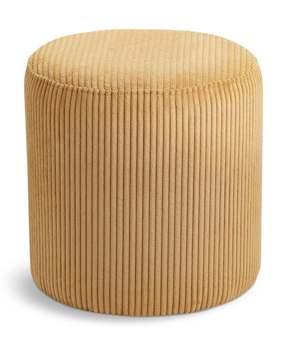 Roy - Round Microsuede Ottoman / Stool