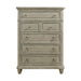 Whit-Ash - 5-Drawer Chest - Light Gray - Stylish Home Furniture