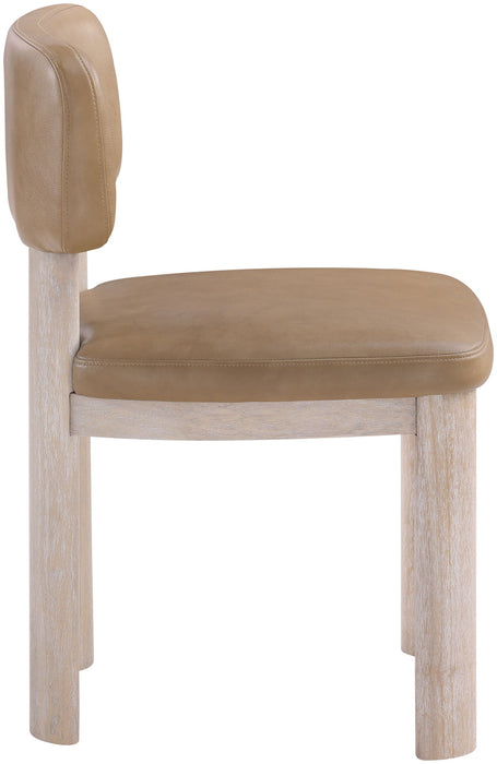 Paloma - Vegan Leather Upholstered Dining Chair (Set of 2) - Tan