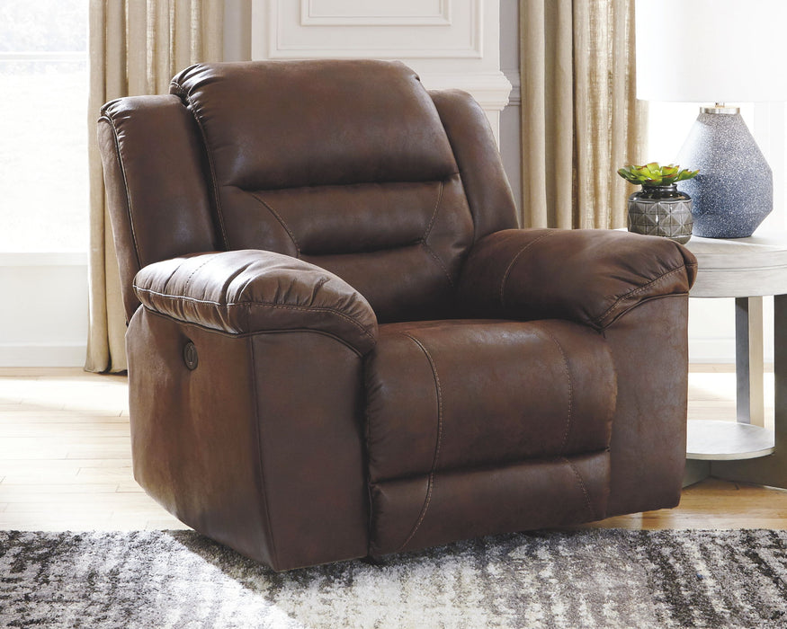 Stoneland - Power Rocker Recliner - Chocolate