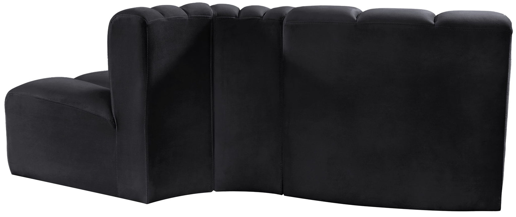 Arc - Velvet 3 Piece Modular Sofa