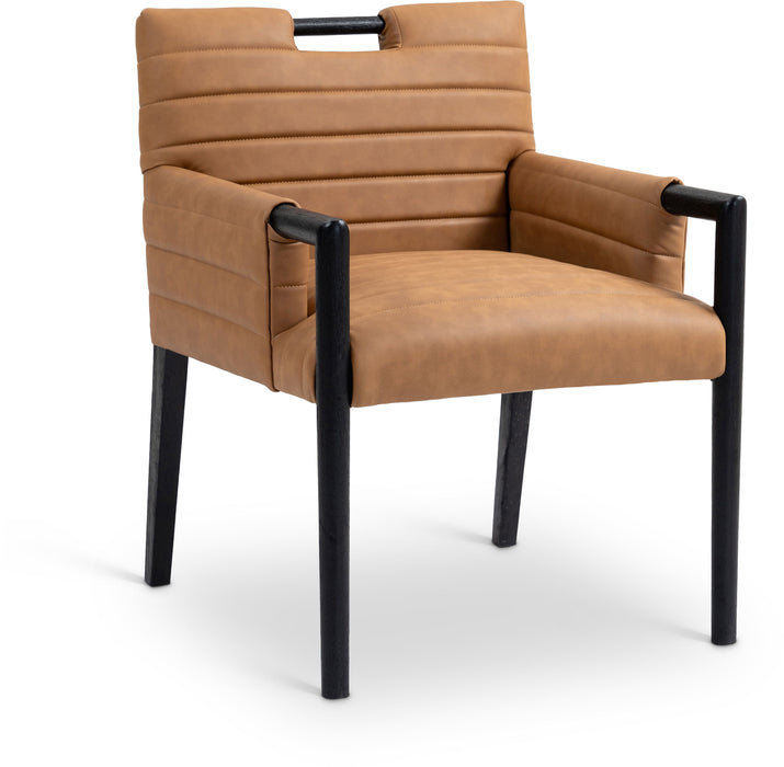 Aimee - Dining Arm Chair - Black Legs