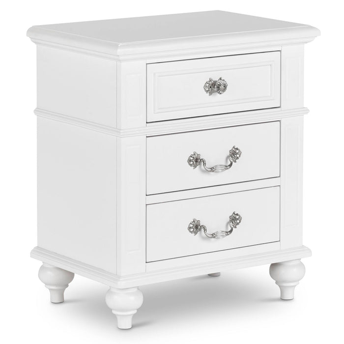 Alana - Nightstand - White - Stylish Home Furniture