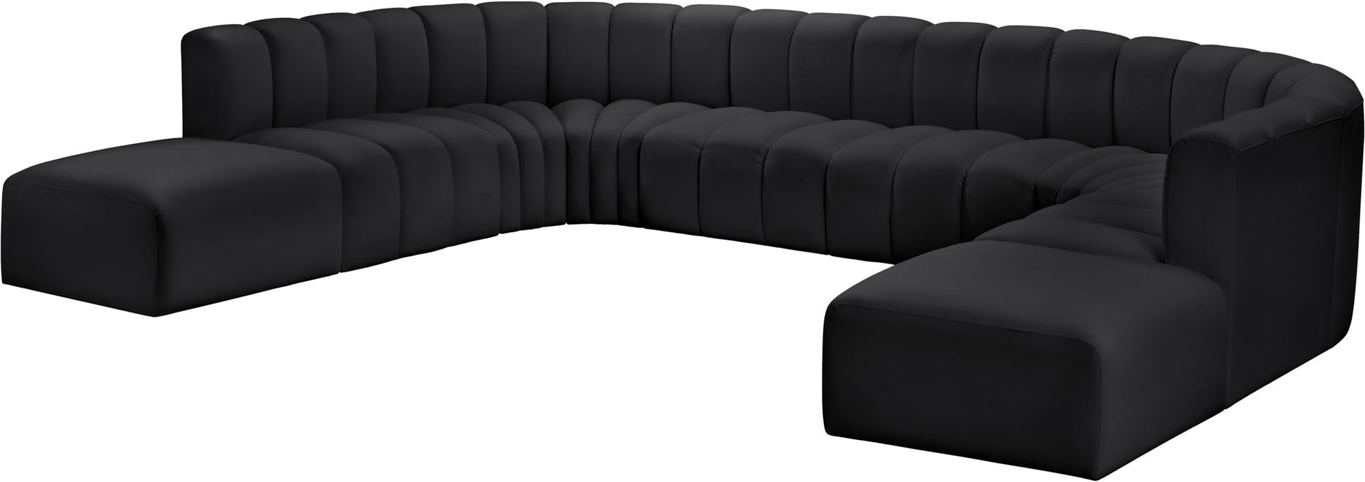 Arc - Faux Leather Modular Sectional
