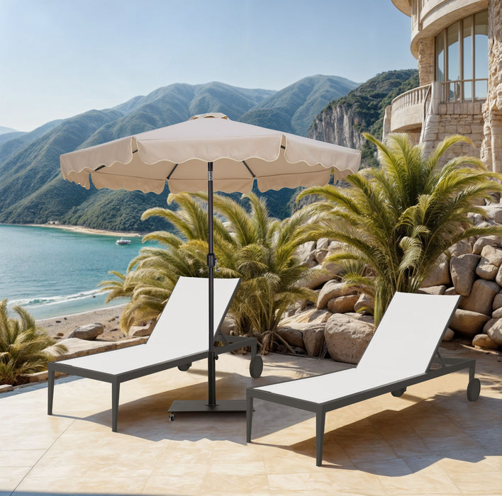 Amalfi - Patio Umbrella - Black Pole - Stylish Home Furniture