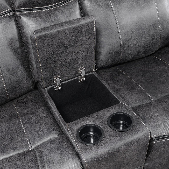 U115 - Motion Loveseat - Charcoal