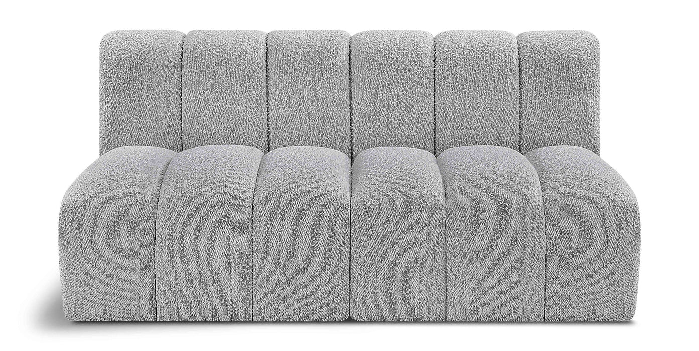 Arc - Boucle Fabric 2 Seats Modular Sofa