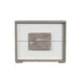 San Matteo - 2-Drawer Nightstand With USB - Gray - Stylish Home Furniture