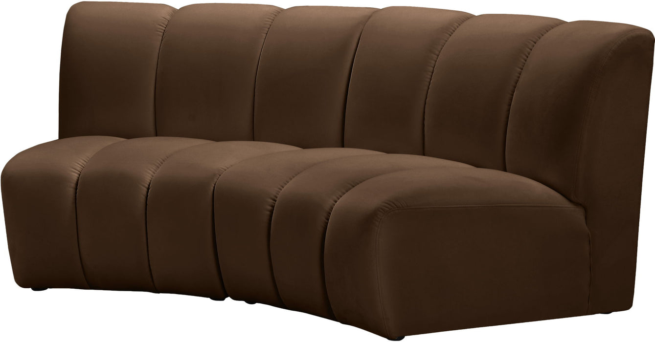 Infinity - 2 Piece Modular Sectional - Brown