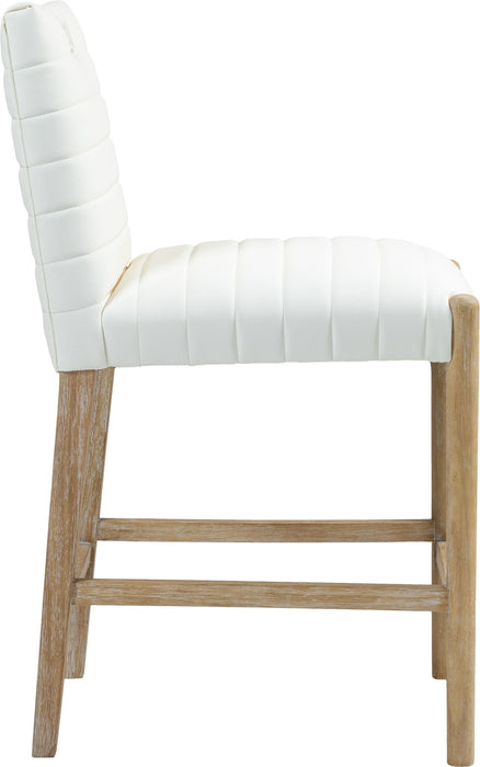 Aimee - Counter Stool - Light Brown Legs