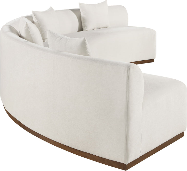 Avanti - 182.5" Chenille Fabric Upholstered 2 Piece Modular Sectional - Stylish Home Furniture