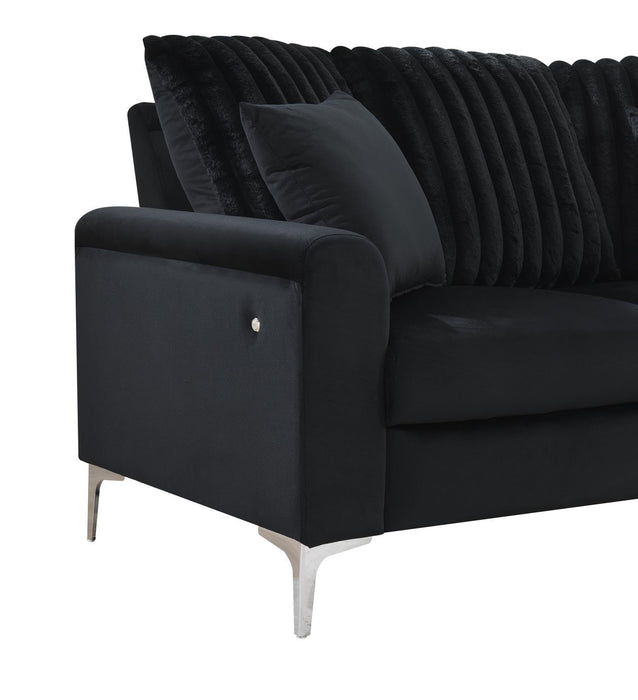 U480 - Sofa & Loveseat - Black - Stylish Home Furniture
