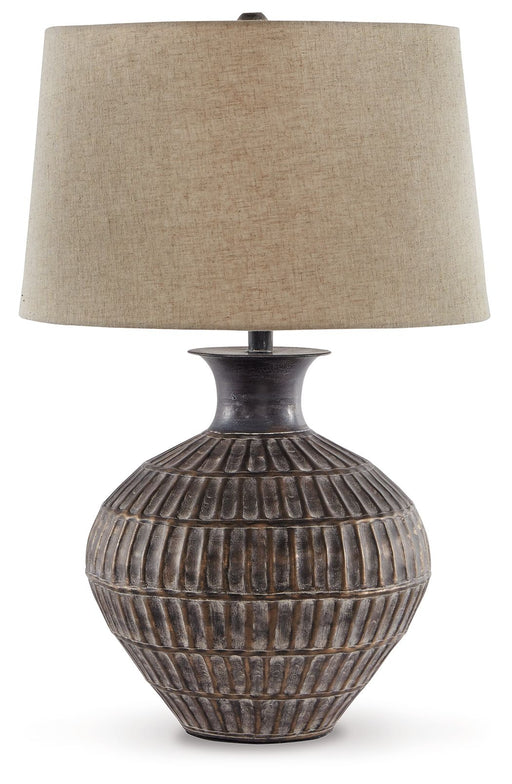Magan - Metal Table Lamp  - Antique Bronze Finish - Stylish Home Furniture
