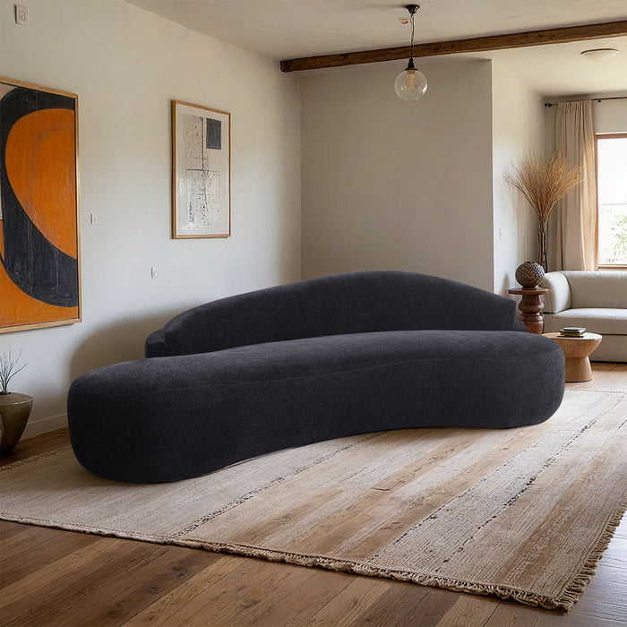 Caspian - Chenille Fabric Upholstered Sofa