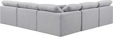Indulge - Linen 5 Piece Modular Corner Armless Sectional - Stylish Home Furniture