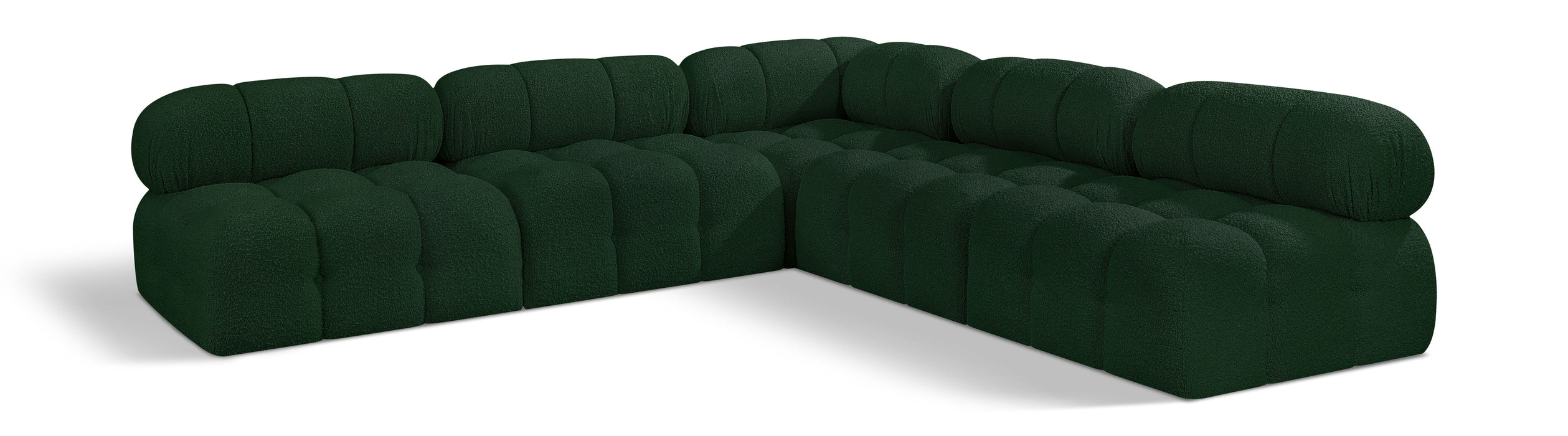 Ames - 5 Piece Fabric Modular Corner Sectional