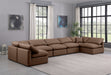 Indulge - Faux Leather 7 Piece Modular U-Shaped Sectional - Stylish Home Furniture