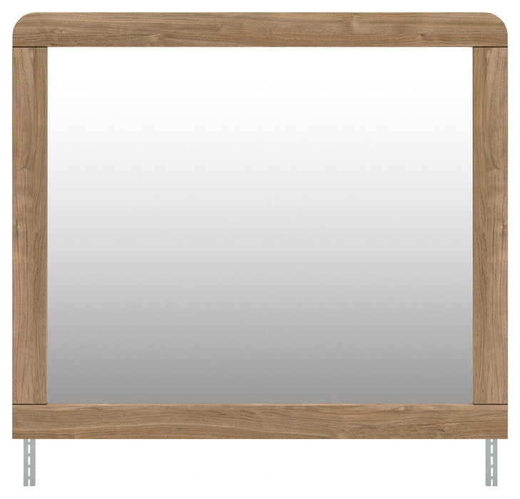 Gramburg - Bedroom Mirror - Warm Natural Brown - Stylish Home Furniture