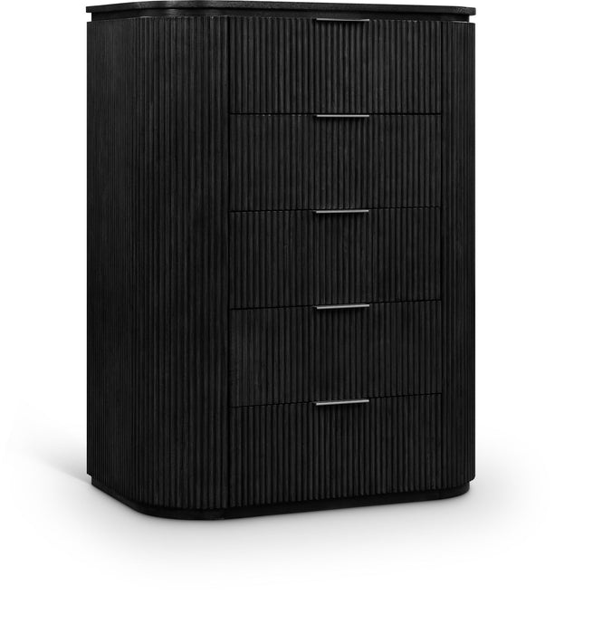 Astrid - Solid Wood And Oak Veneer Chest