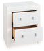 Maeling - Two Drawer Night Stand - Stylish Home Furniture