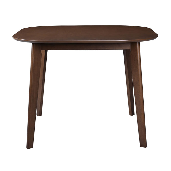 Miller - 39" Square Dining Table - Walnut - Stylish Home Furniture