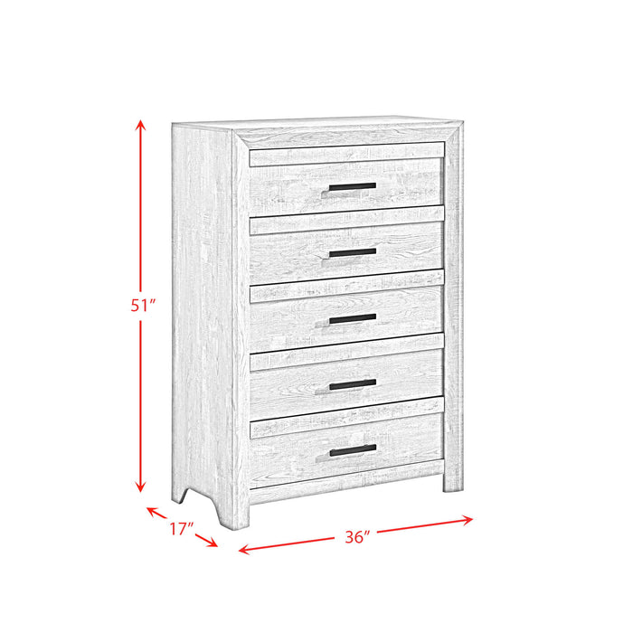 Ellen - Chest - White - Stylish Home Furniture