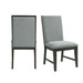 Donovan - Standard Height Side Chair (Set of 2) - Gray - Stylish Home Furniture
