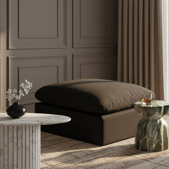 Indulge - Linen Ottoman - Stylish Home Furniture