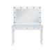Ariana - Complete Vanity With Lightbulbs - Glossy White - Stylish Home Furniture