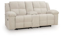 Orlen - Double Reclining Loveseat With Console - Winter - Stylish Home Furniture